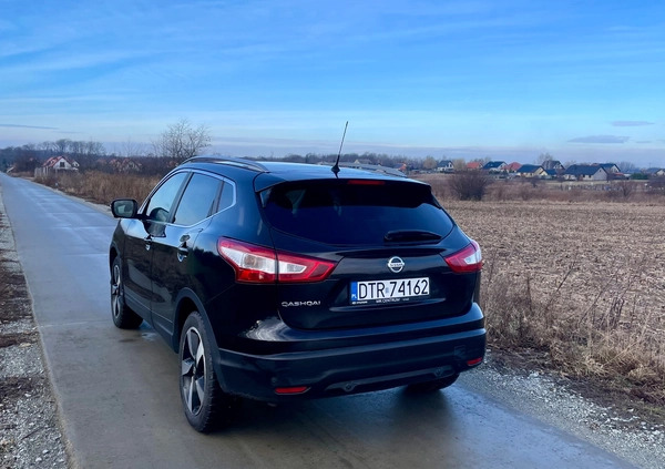 Nissan Qashqai cena 54900 przebieg: 115000, rok produkcji 2015 z Trzebnica małe 254